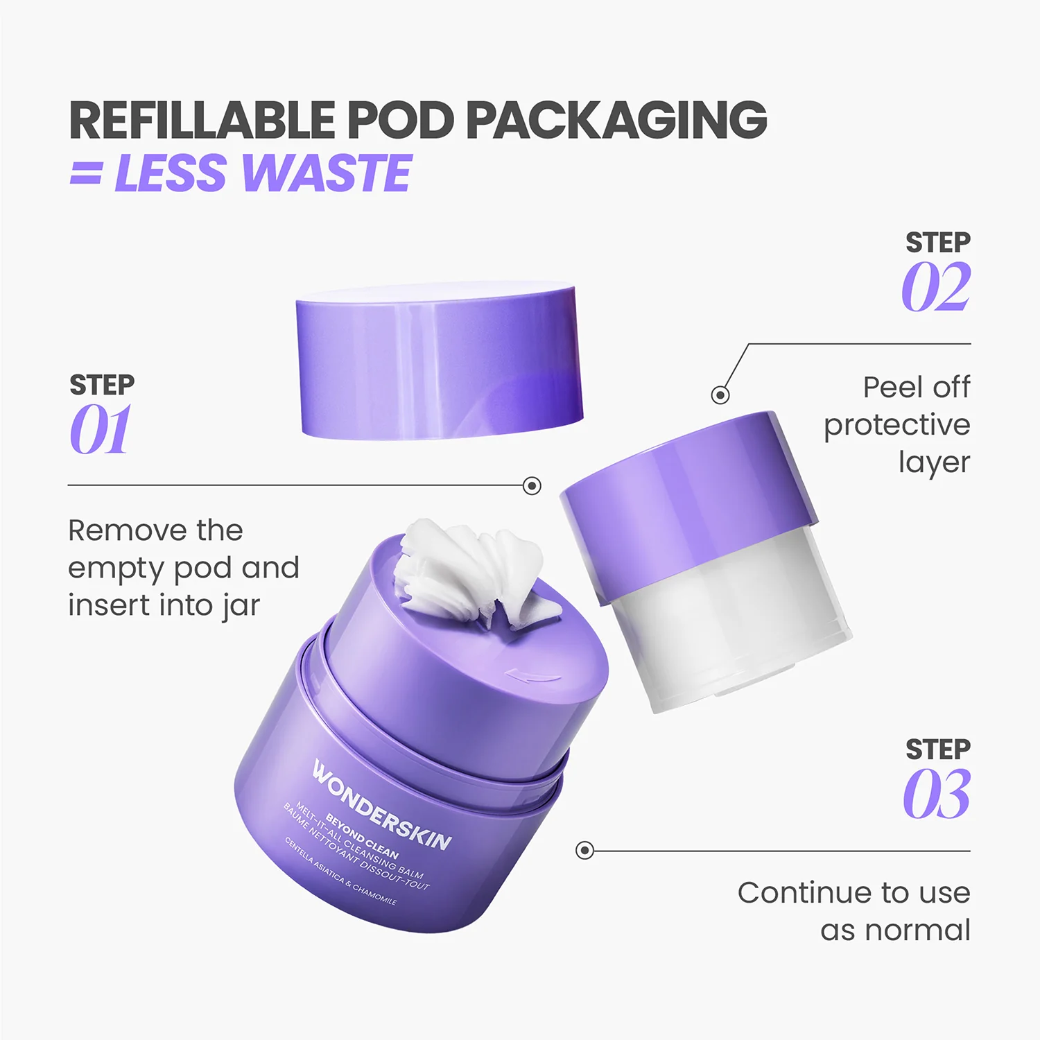 Beyond Clean Melt-It-All Cleansing Balm Refill Pod - Image 2